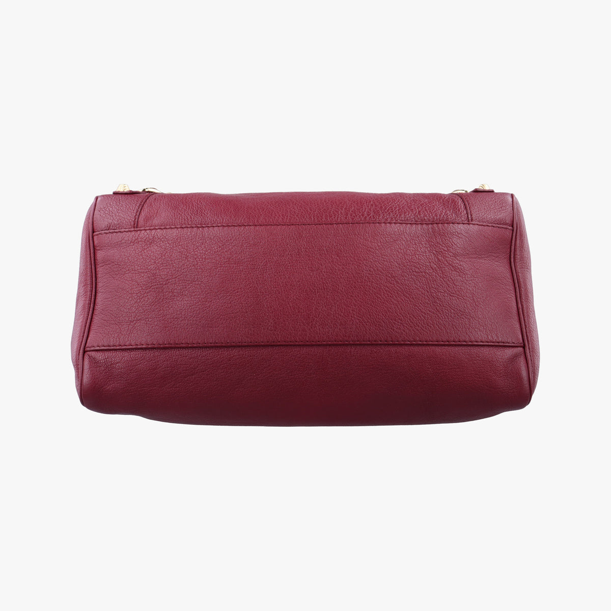 Pre-owned Balenciaga The First Burgundy lambskin  shoulderbag | stylenewstar