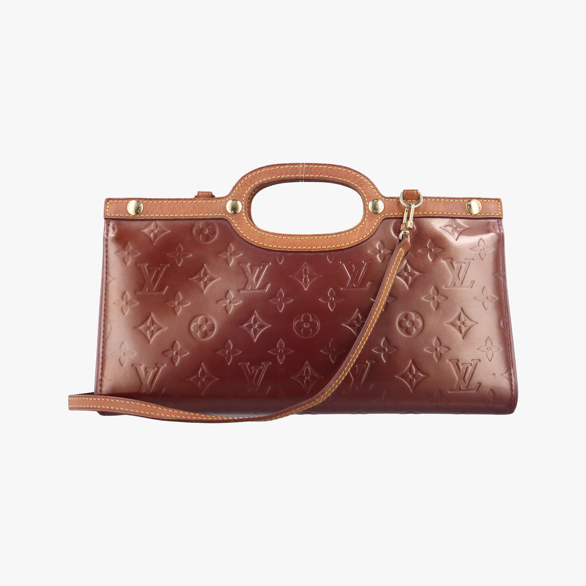 Secondhand Louis Vuitton Roxbury Drive Brown Vernis M93569 shoulderbag | stylenewstar