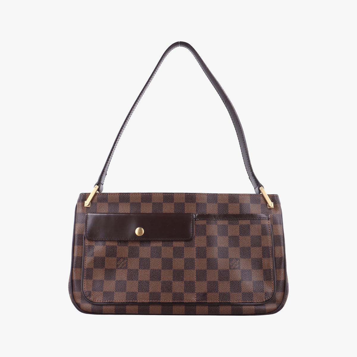 Pre-owned Louis Vuitton Aubagne EBENE Damier Canvas N51129 shoulderbag | stylenewstar
