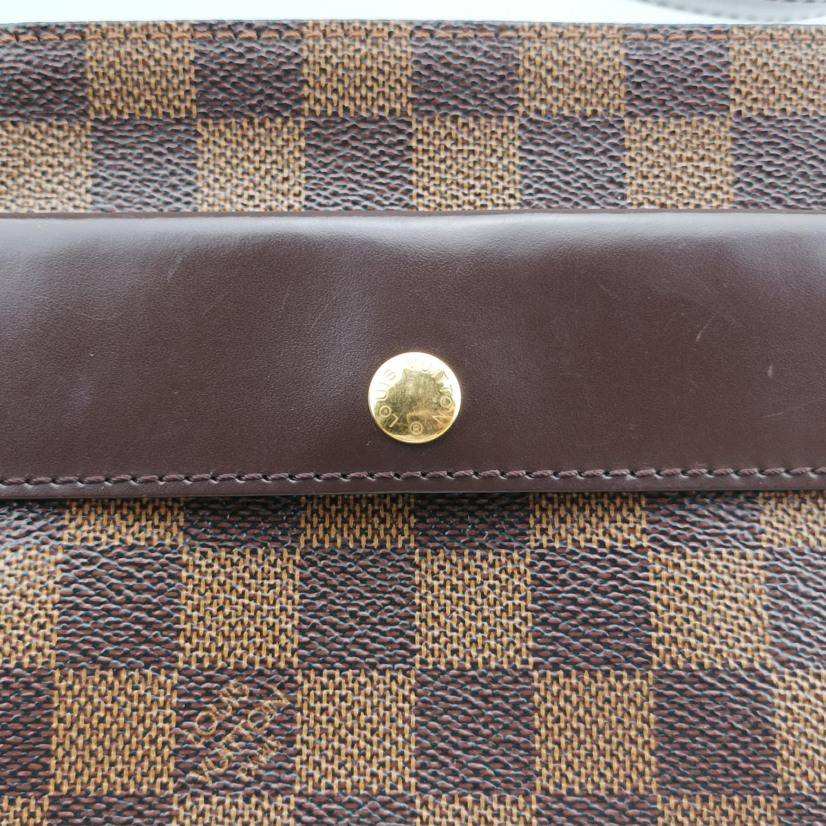 Pre-owned Louis Vuitton Aubagne EBENE Damier Canvas N51129 shoulderbag | stylenewstar