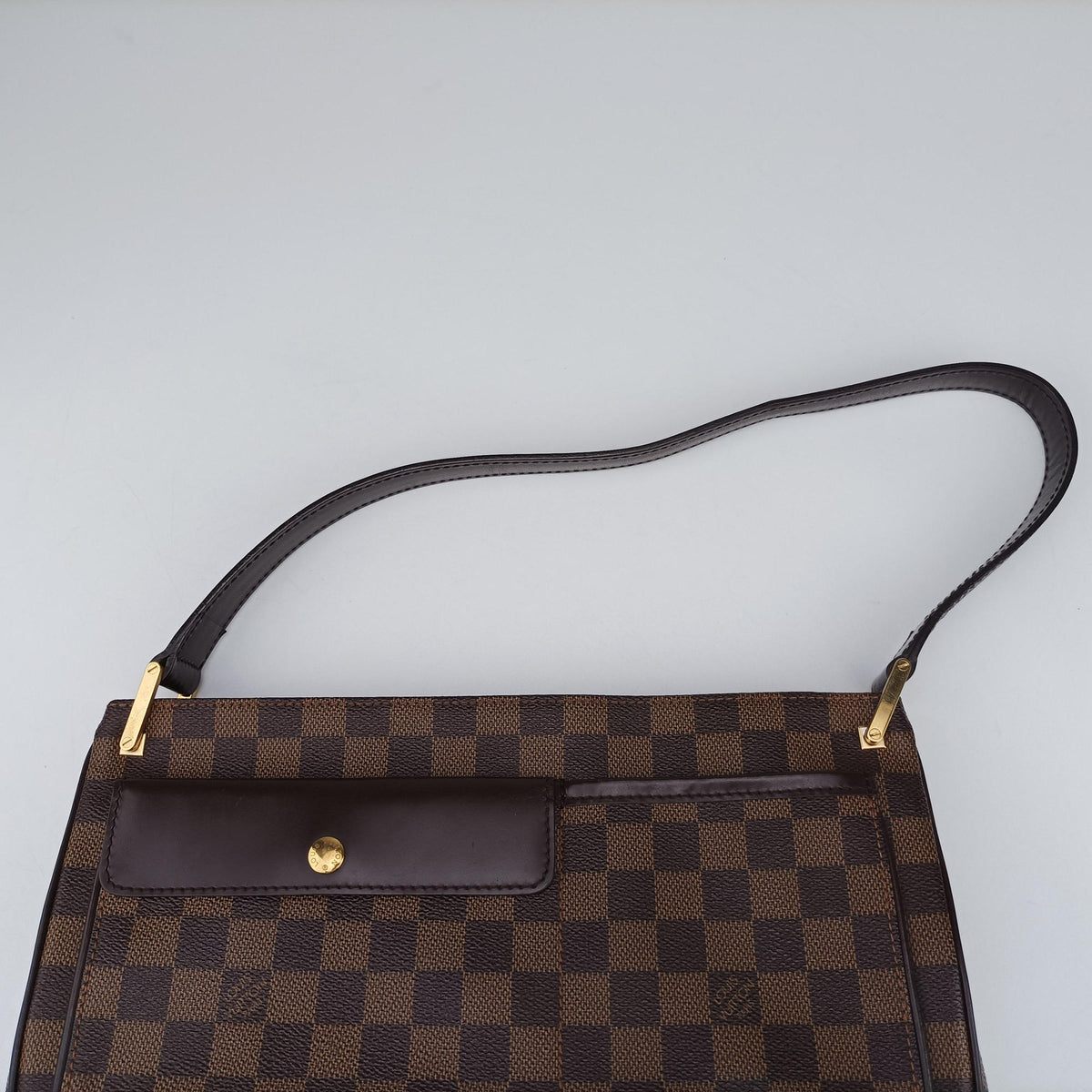 Pre-owned Louis Vuitton Aubagne EBENE Damier Canvas N51129 shoulderbag | stylenewstar