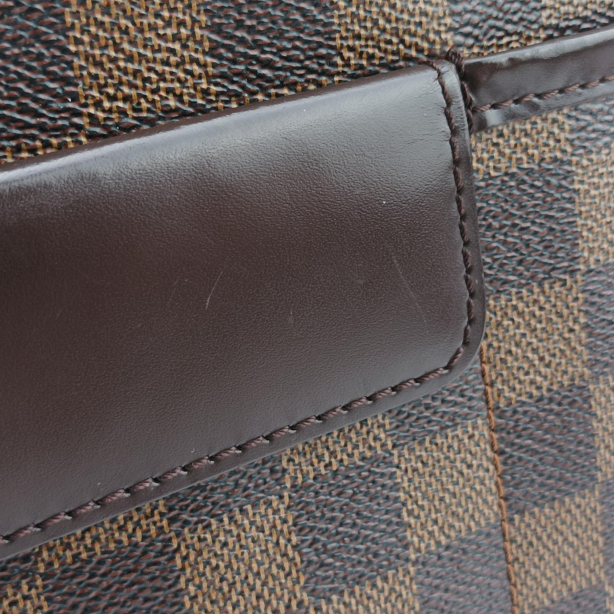 Pre-owned Louis Vuitton Aubagne EBENE Damier Canvas N51129 shoulderbag | stylenewstar