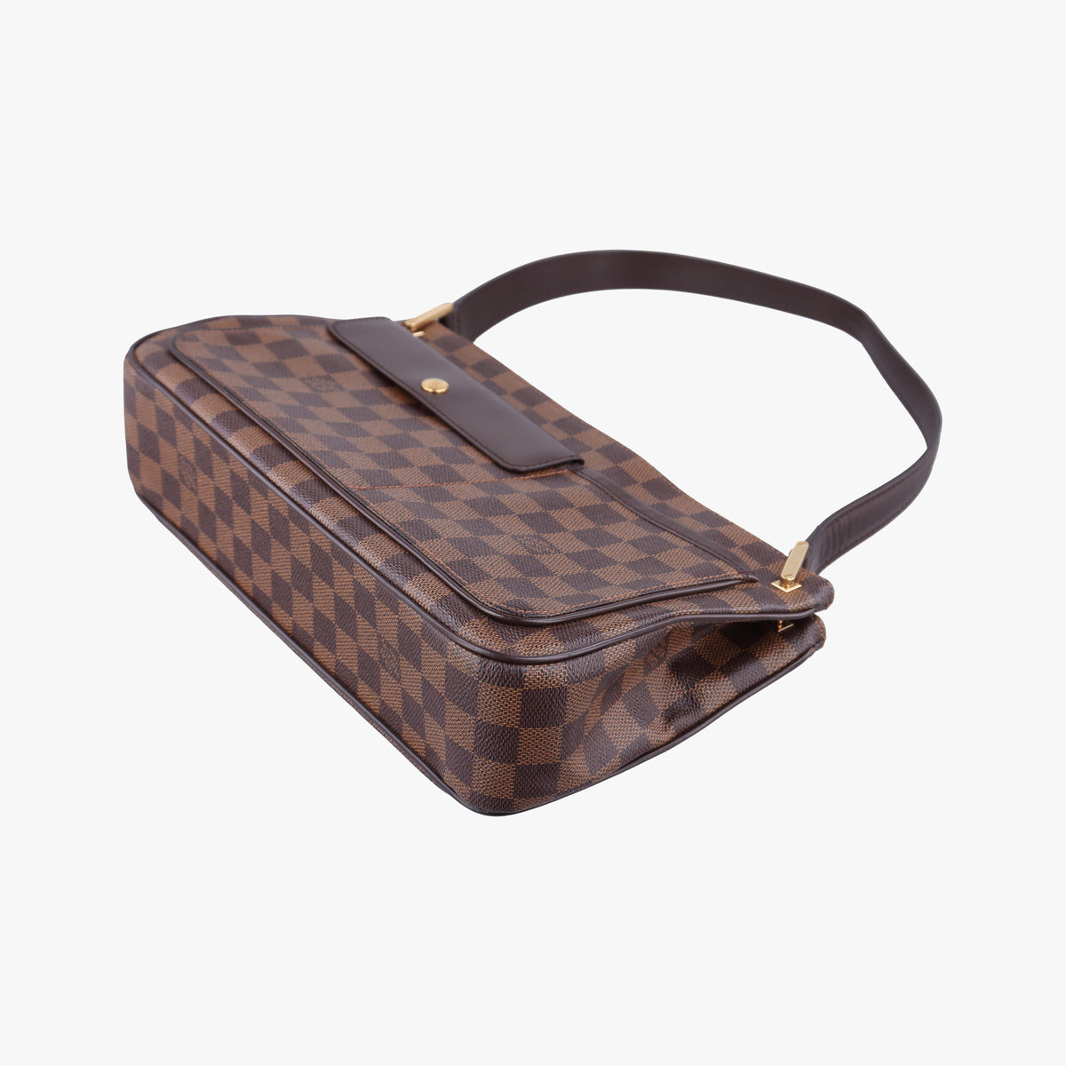 Pre-owned Louis Vuitton Aubagne EBENE Damier Canvas N51129 shoulderbag | stylenewstar