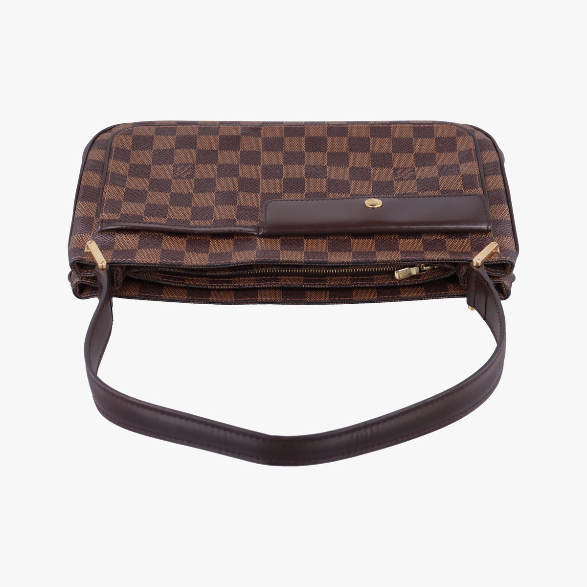 Pre-owned Louis Vuitton Aubagne EBENE Damier Canvas N51129 shoulderbag | stylenewstar