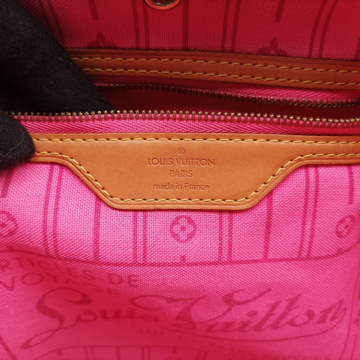 Secondhand Louis Vuitton Neverfull MM brown×multi Monogram rose M48613 handbag | stylenewstar