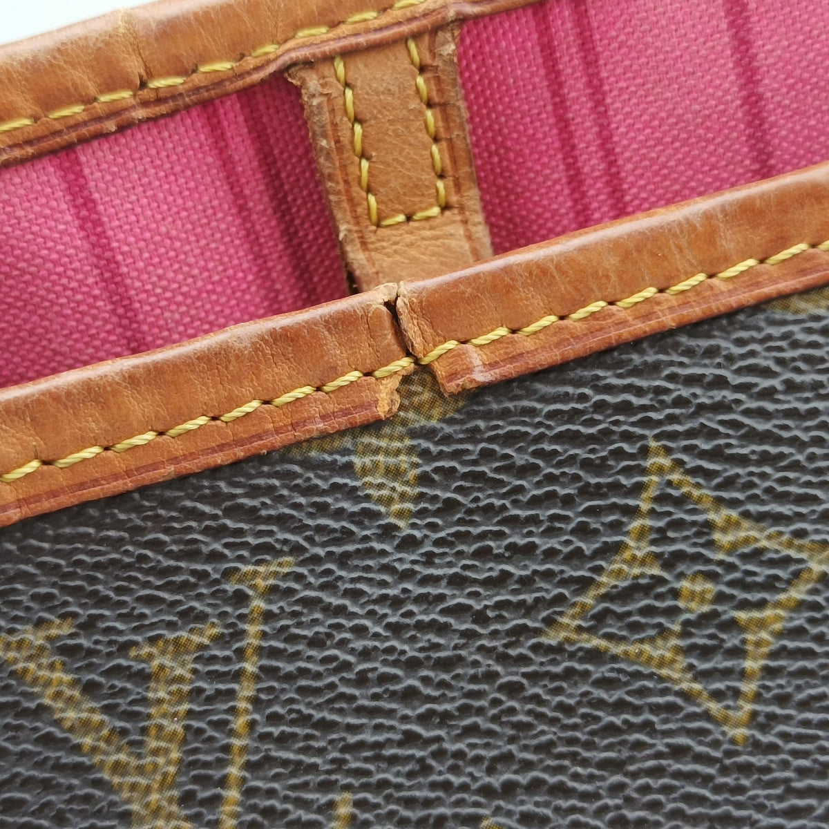 Secondhand Louis Vuitton Neverfull MM brown×multi Monogram rose M48613 handbag | stylenewstar
