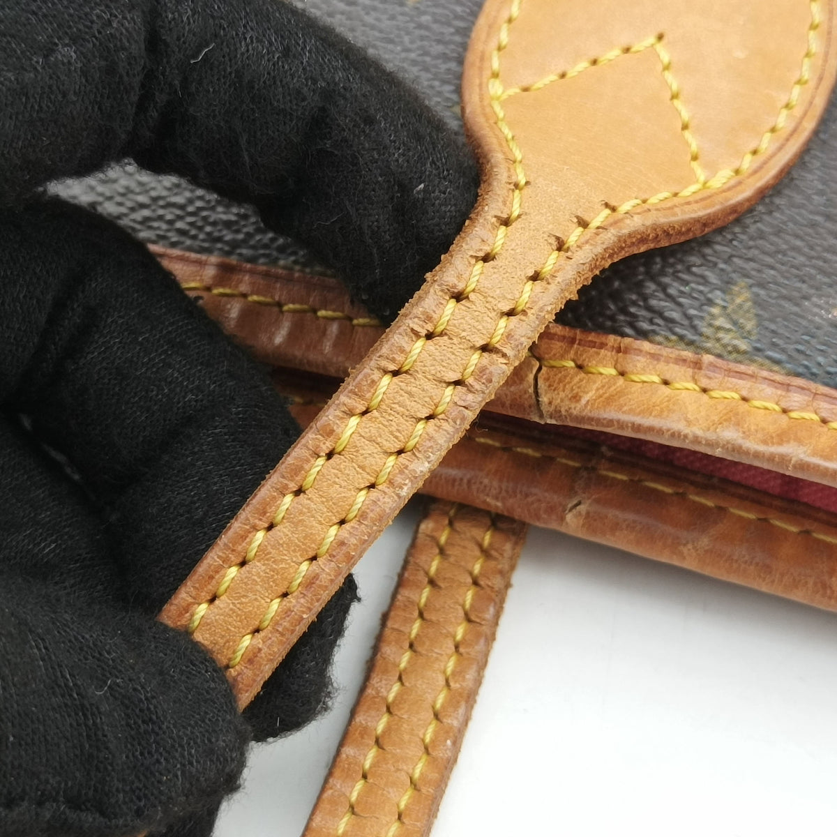 Secondhand Louis Vuitton Neverfull MM brown×multi Monogram rose M48613 handbag | stylenewstar