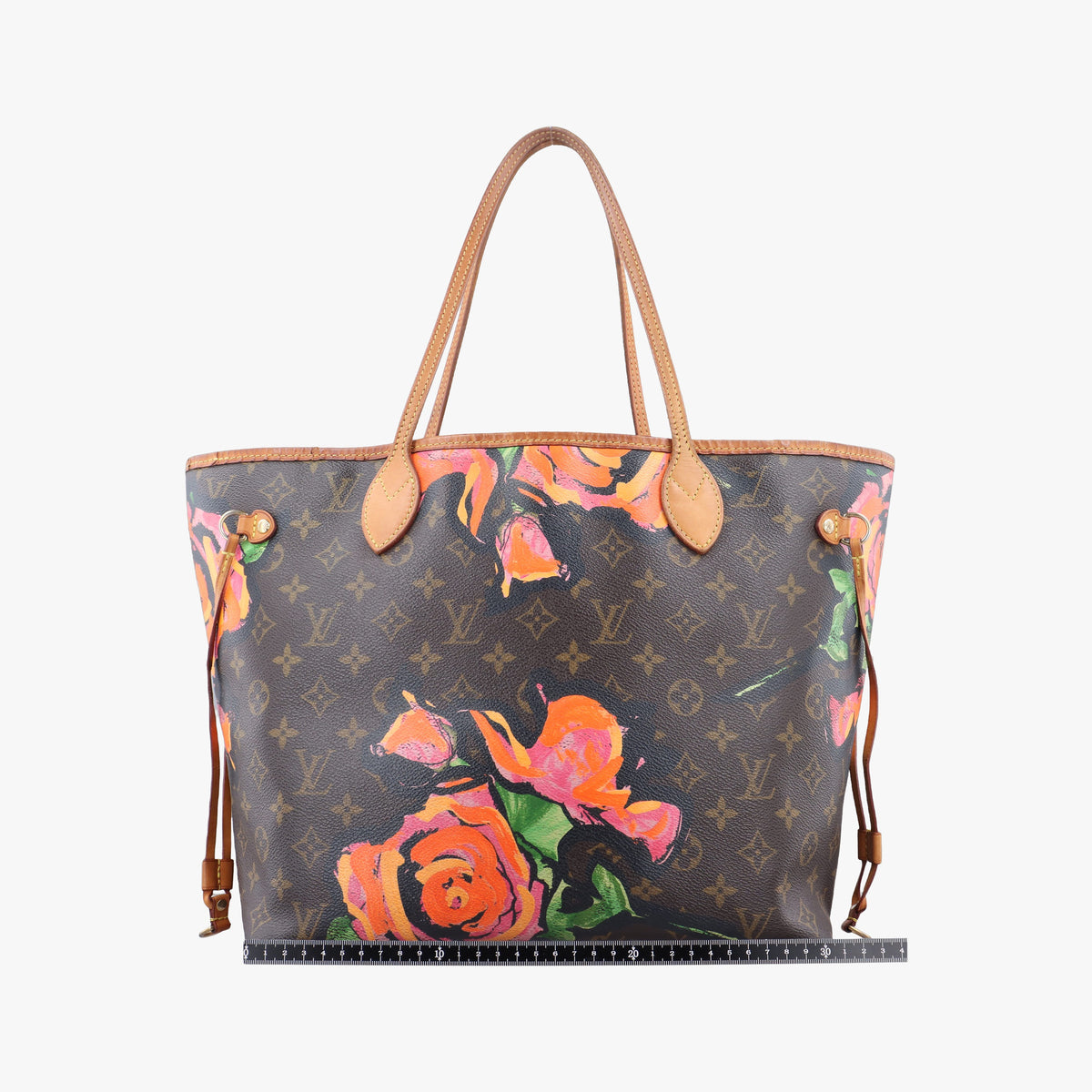 Secondhand Louis Vuitton Neverfull MM brown×multi Monogram rose M48613 handbag | stylenewstar