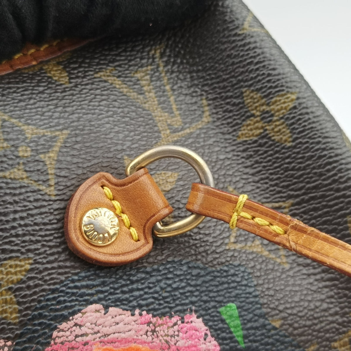 Secondhand Louis Vuitton Neverfull MM brown×multi Monogram rose M48613 handbag | stylenewstar