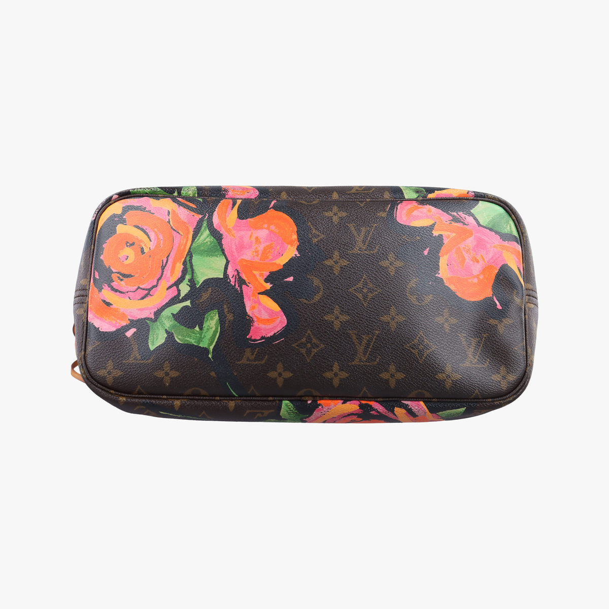 Secondhand Louis Vuitton Neverfull MM brown×multi Monogram rose M48613 handbag | stylenewstar