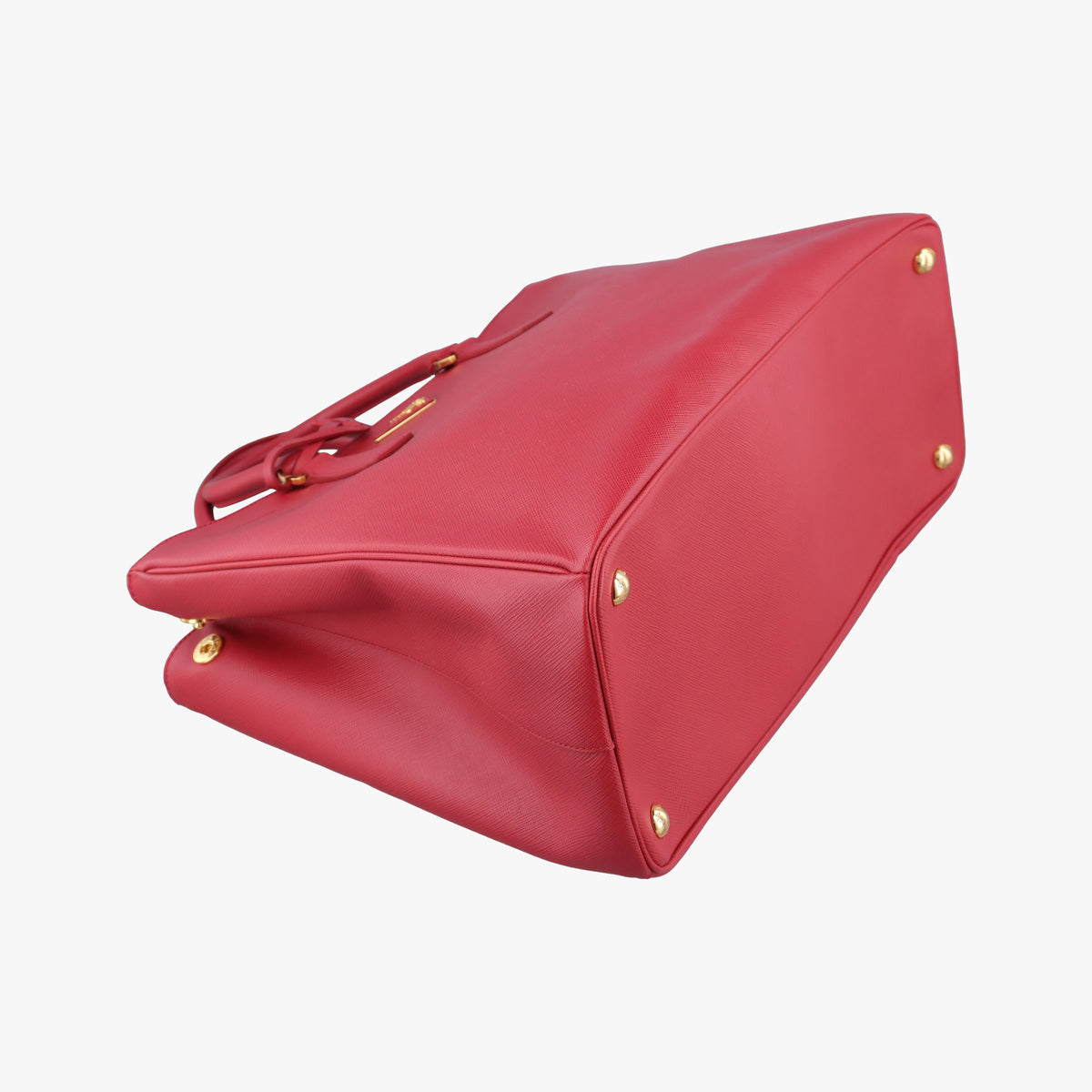 Vintage Prada Galleria Red SAFFIANO Leather BN2274 handbag | stylenewstar