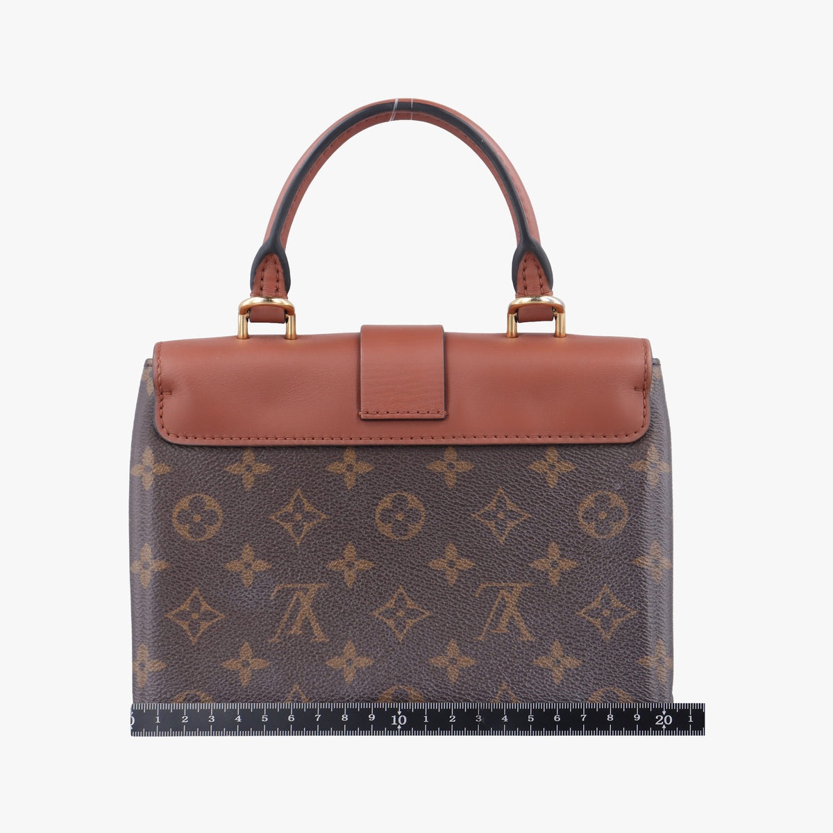 Pre-owned Louis Vuitton Locky BB Monogram/Brown×Brown Monogram canvas×calf leather M44654 handbag | stylenewstar
