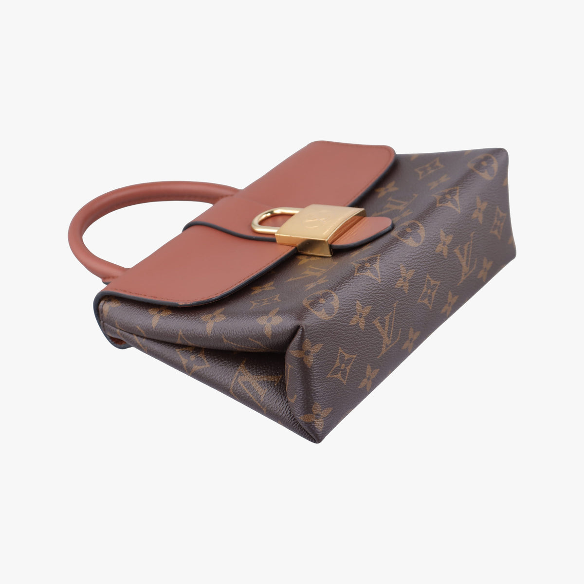 Pre-owned Louis Vuitton Locky BB Monogram/Brown×Brown Monogram canvas×calf leather M44654 handbag | stylenewstar