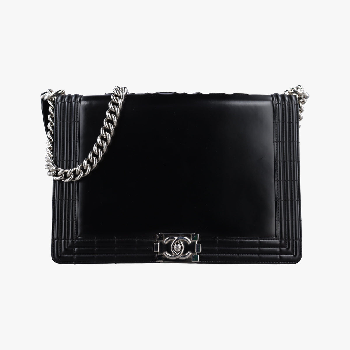 Secondhand Chanel BOY CHANEL Black Leather A67021 shoulderbag | stylenewstar
