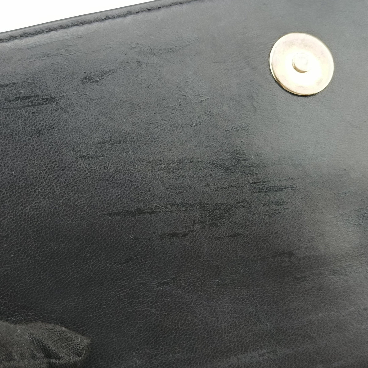 Secondhand VERSACE La Medusa Black Enamel  clutchbag | stylenewstar