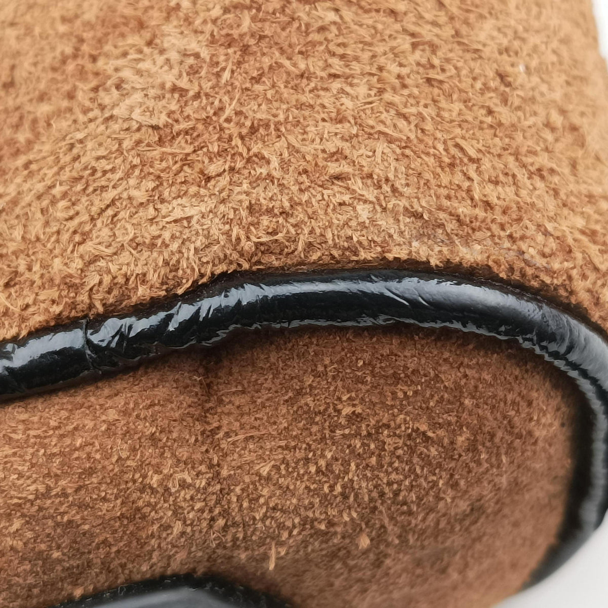 Pre-owned Gucci Ophidia Brown×black Suede×leather 573321 shoulderbag | stylenewstar