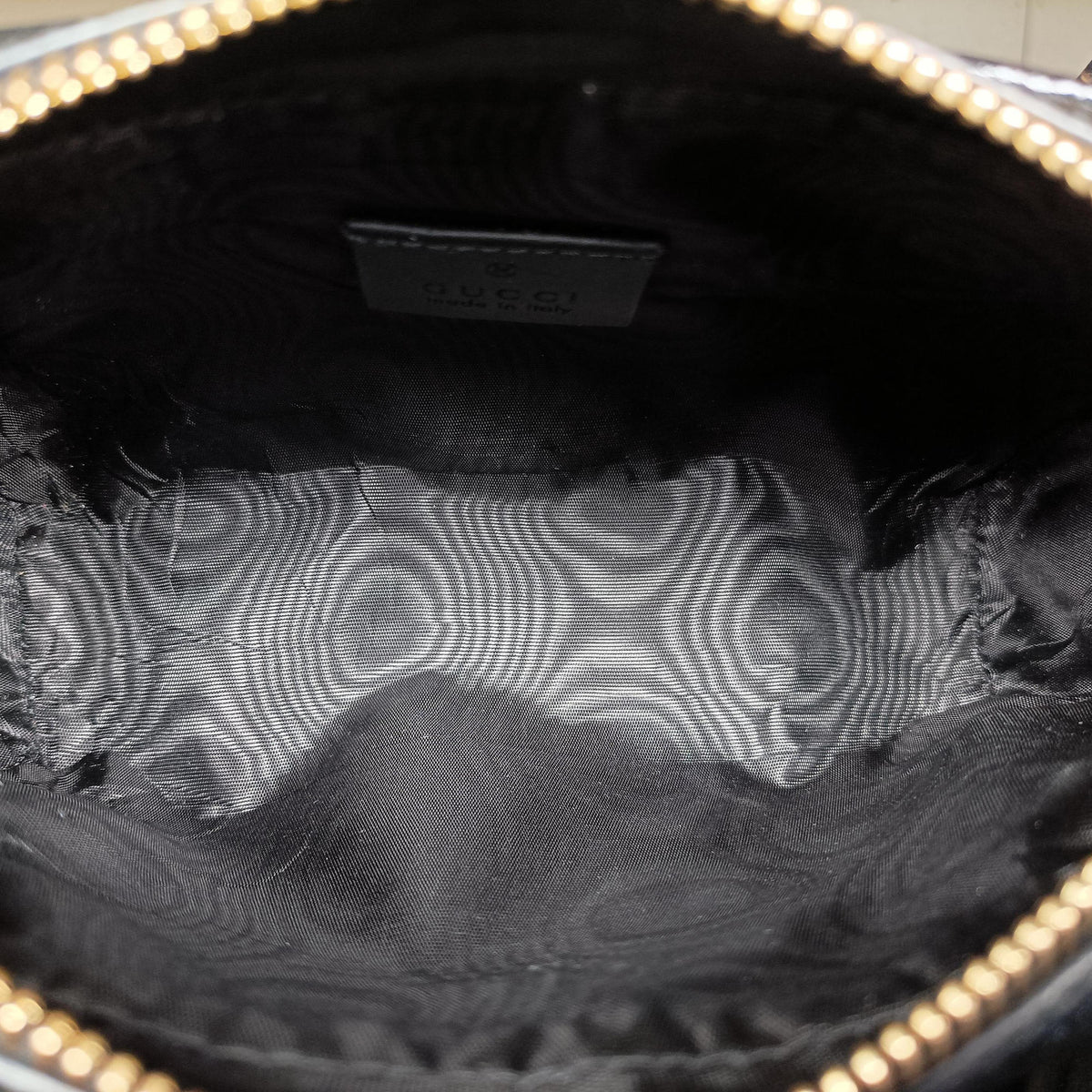 Pre-owned Gucci Ophidia Brown×black Suede×leather 573321 shoulderbag | stylenewstar