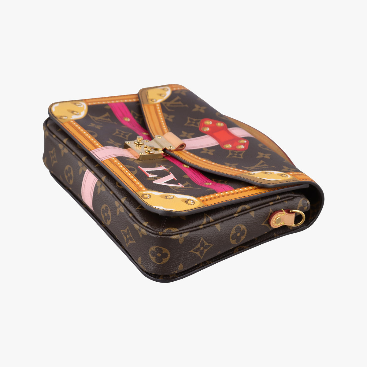 Pre-owned Louis Vuitton Summer Trunk Pochette Metis brown×multi Monogram Canvas M43628 shoulderbag | stylenewstar