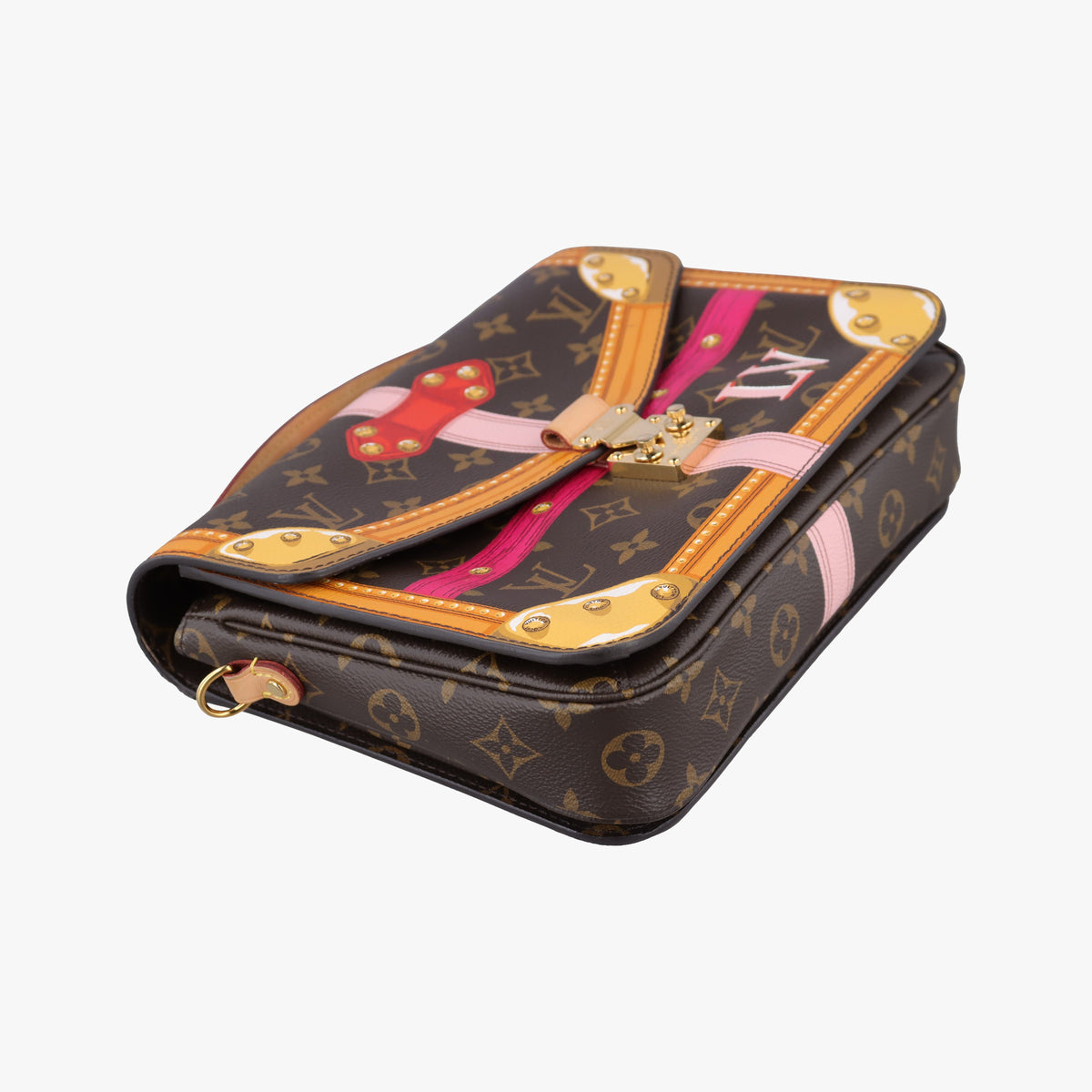 Pre-owned Louis Vuitton Summer Trunk Pochette Metis brown×multi Monogram Canvas M43628 shoulderbag | stylenewstar