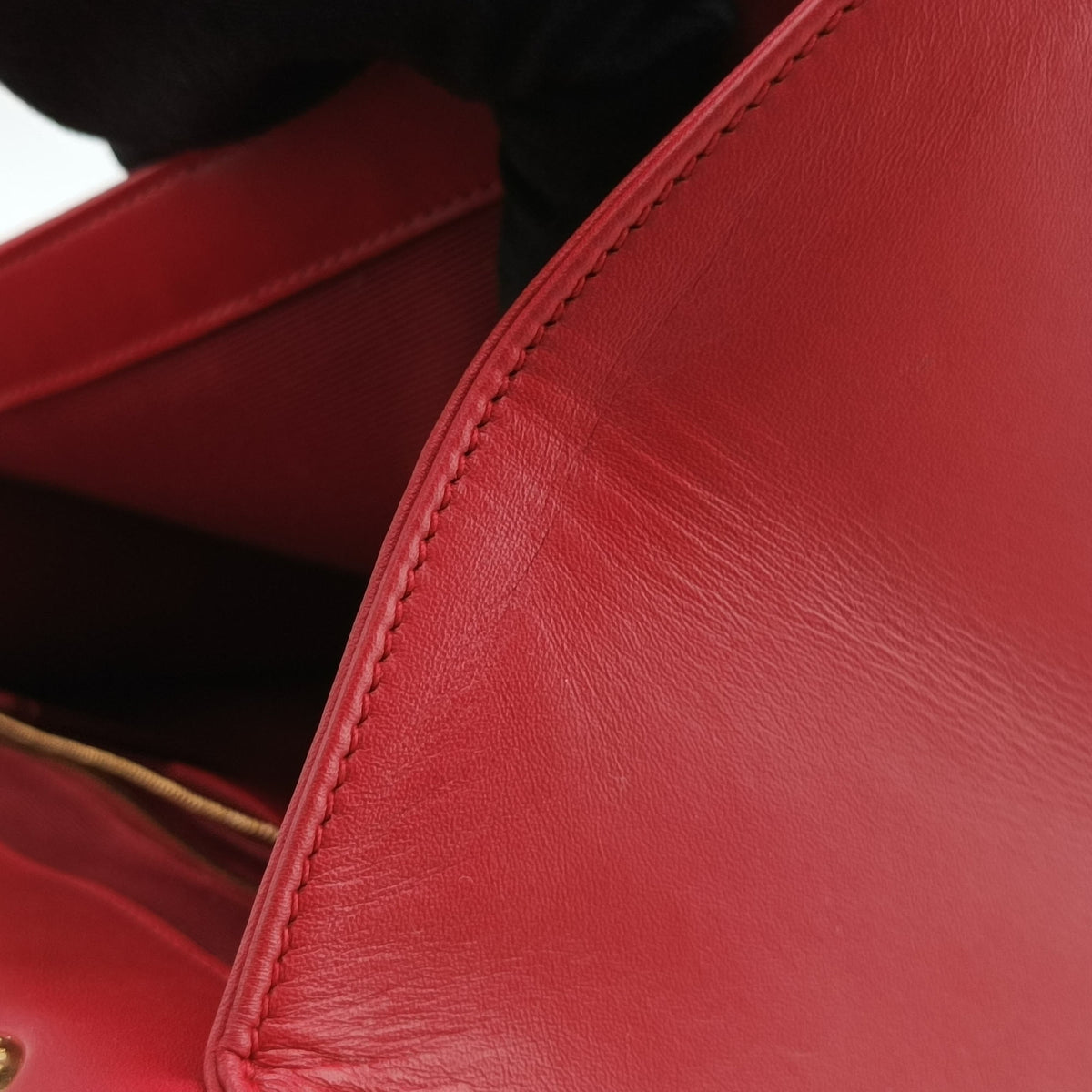 Secondhand Yves Saint Laurent envelope Red Leather 342023 shoulderbag | stylenewstar