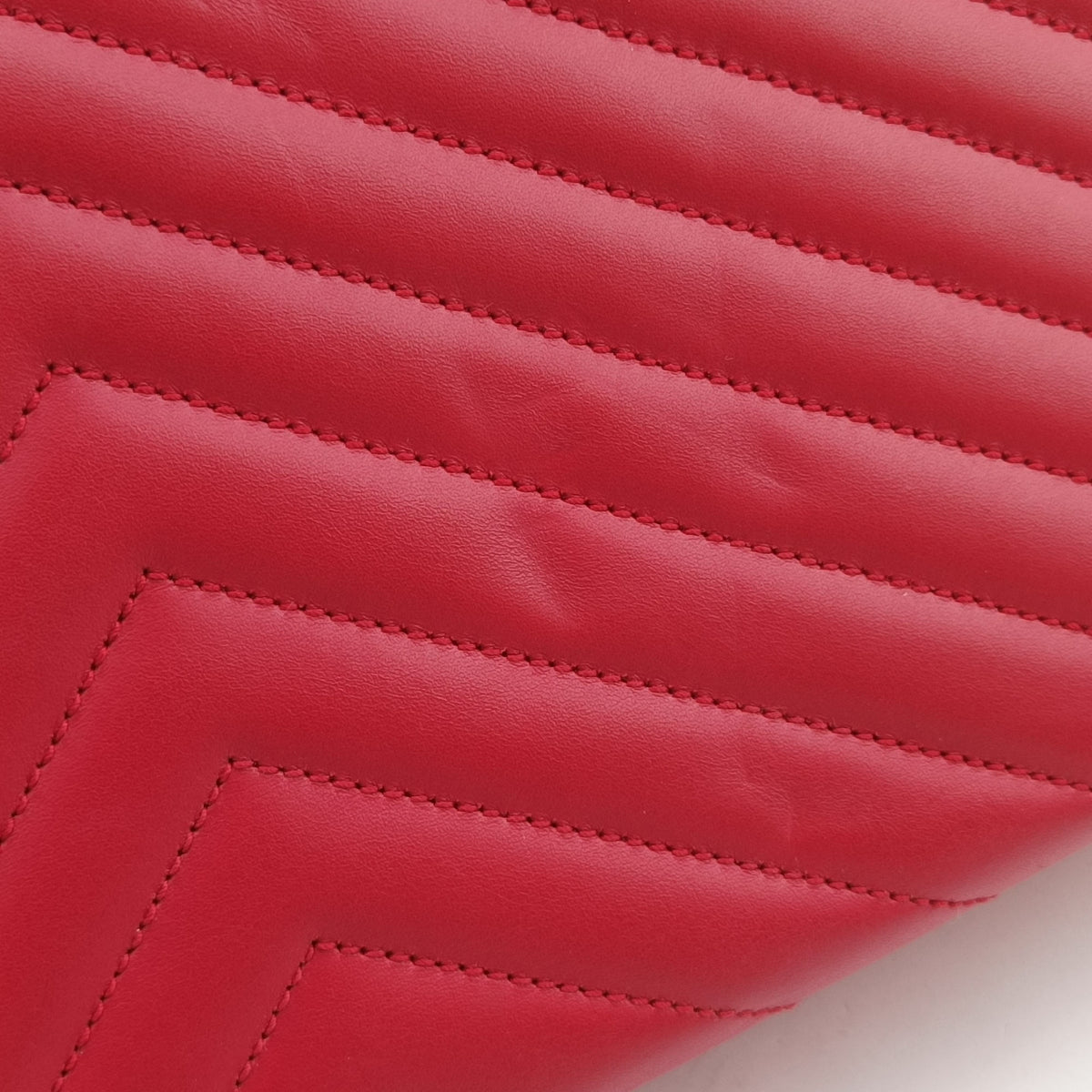 Secondhand Yves Saint Laurent envelope Red Leather 342023 shoulderbag | stylenewstar