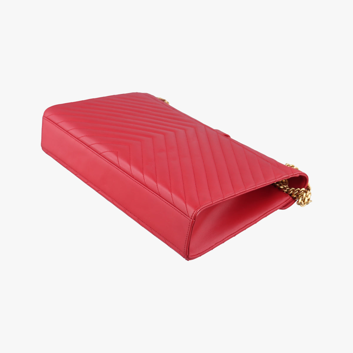 Secondhand Yves Saint Laurent envelope Red Leather 342023 shoulderbag | stylenewstar