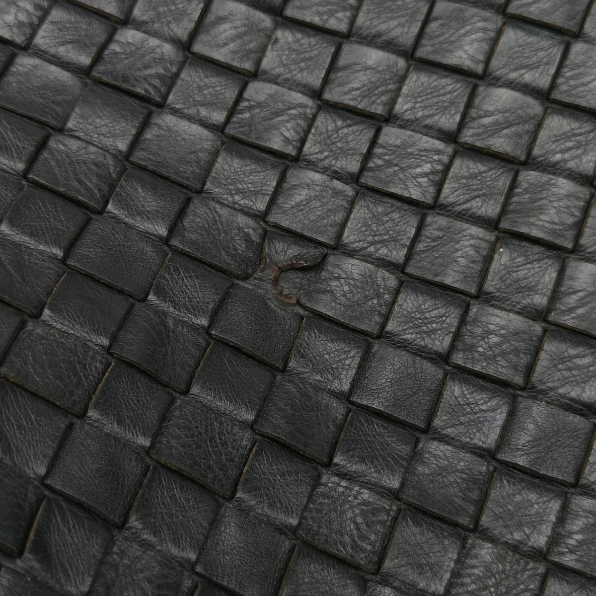 Pre-owned Bottega Veneta Intrecciato Black lambskin  shoulderbag | stylenewstar