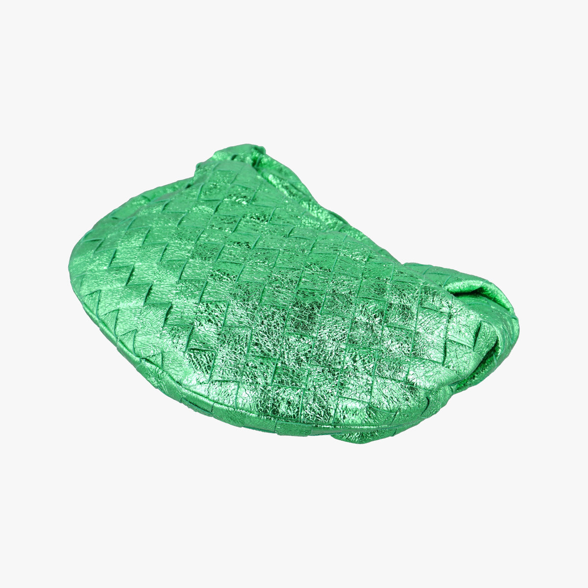 Secondhand Bottega Veneta Jodie Green Leather  handbag | stylenewstar