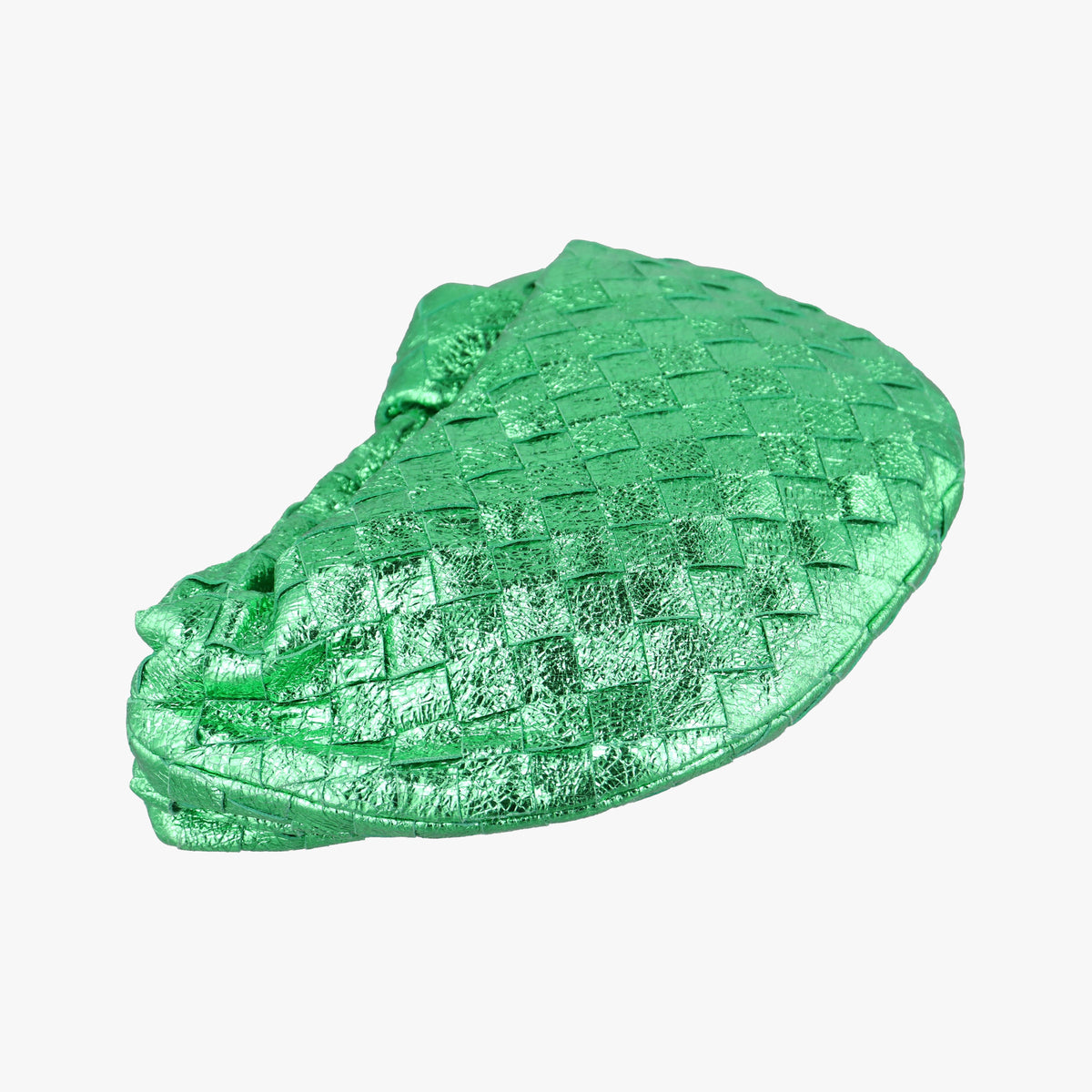 Secondhand Bottega Veneta Jodie Green Leather  handbag | stylenewstar