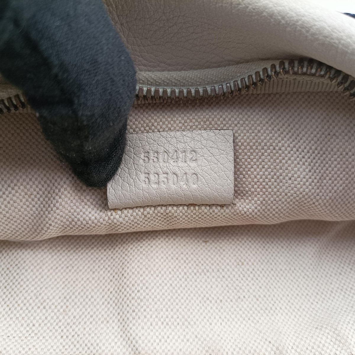 Pre-owned Gucci Print White Leather 530412 bum bag/waist bag | stylenewstar