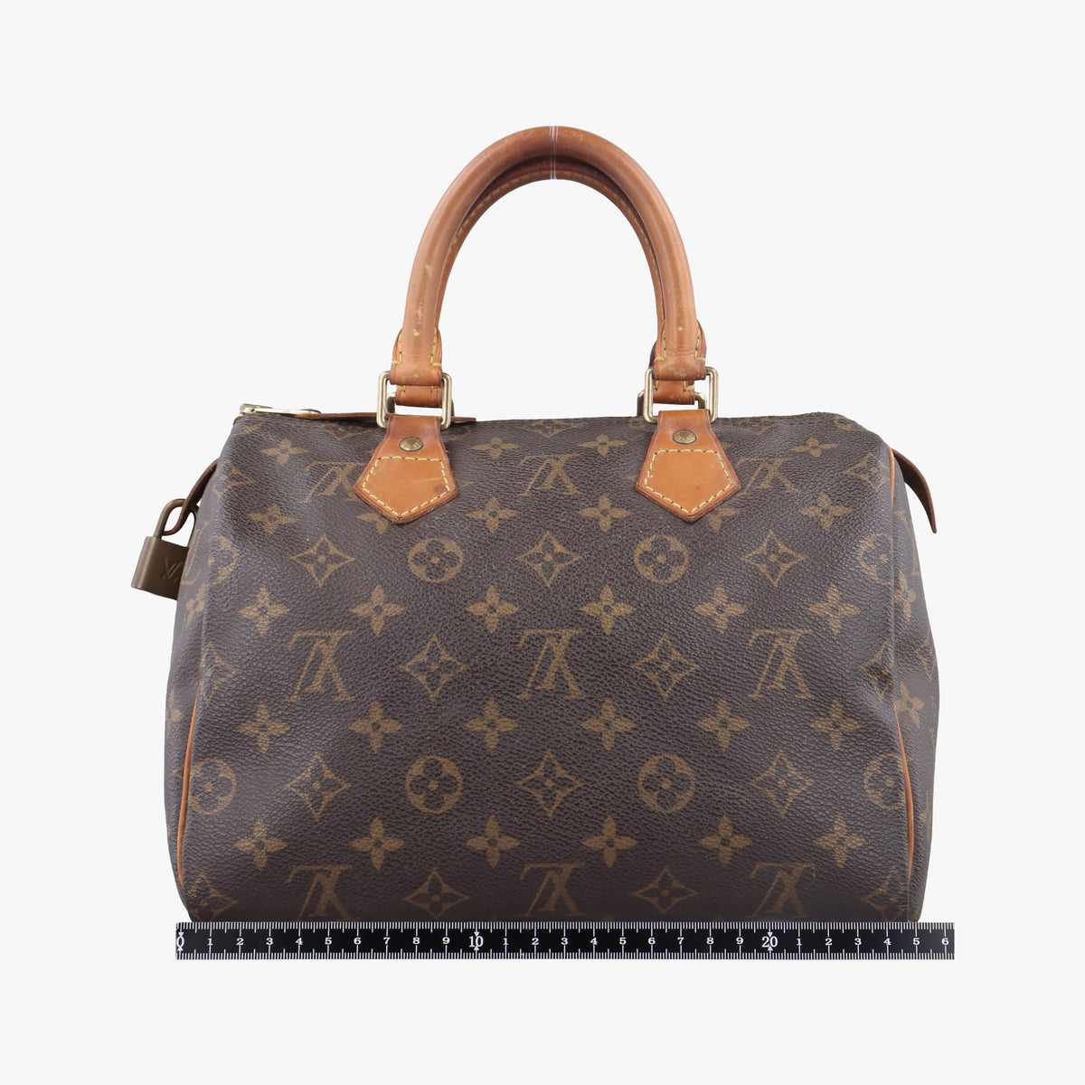 Pre-owned Louis Vuitton Speedy 30 BROWN Monogram Canvas M41528 handbag | stylenewstar