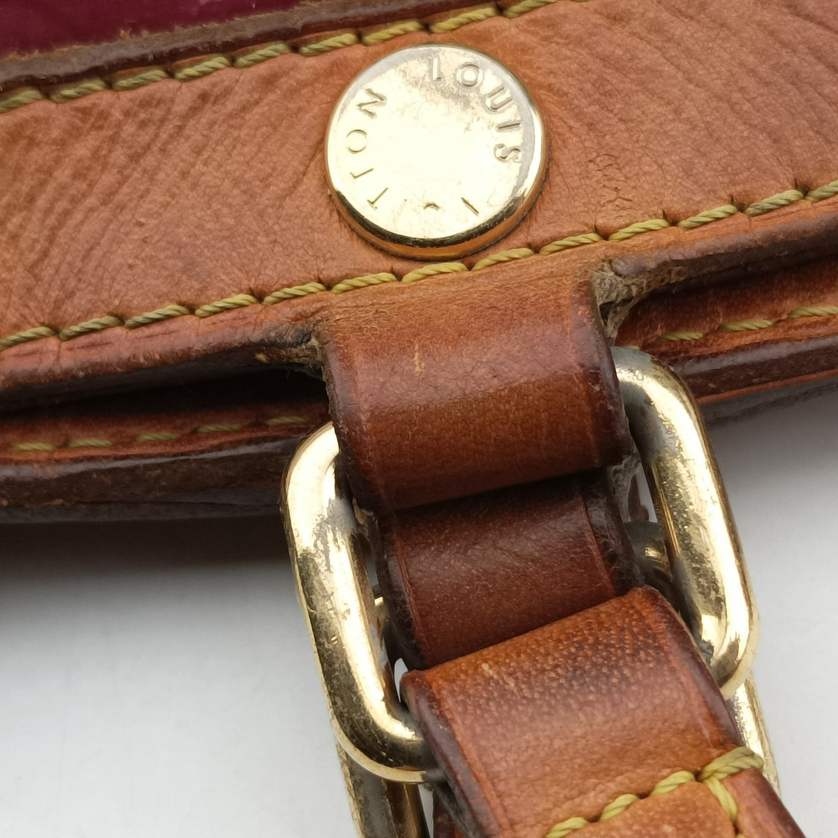 Pre-owned Louis Vuitton Brea MM ROUGE FAUVISTE Vernis M91690 shoulderbag | stylenewstar