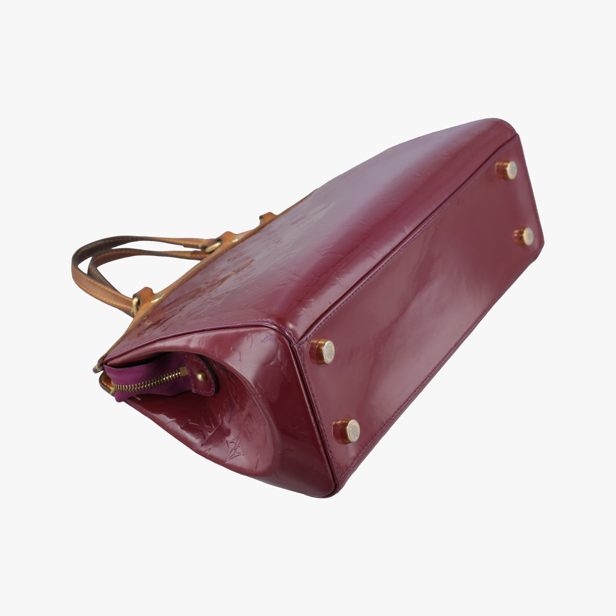Pre-owned Louis Vuitton Brea MM ROUGE FAUVISTE Vernis M91690 shoulderbag | stylenewstar