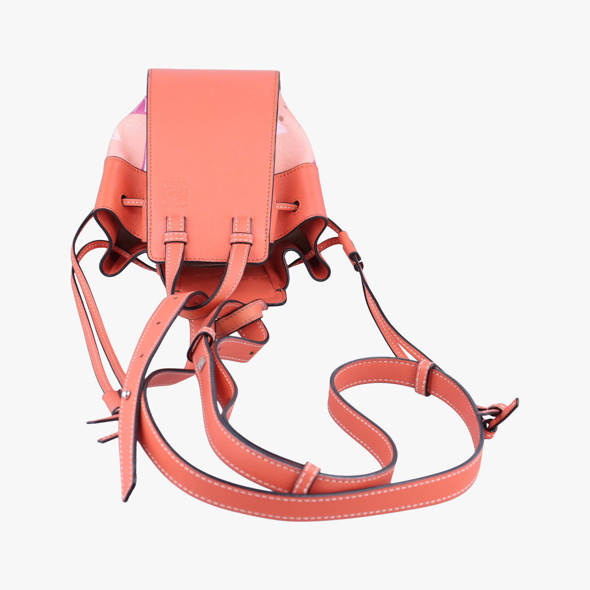 Pre-owned Loewe Hammock orange Leather  shoulderbag | stylenewstar