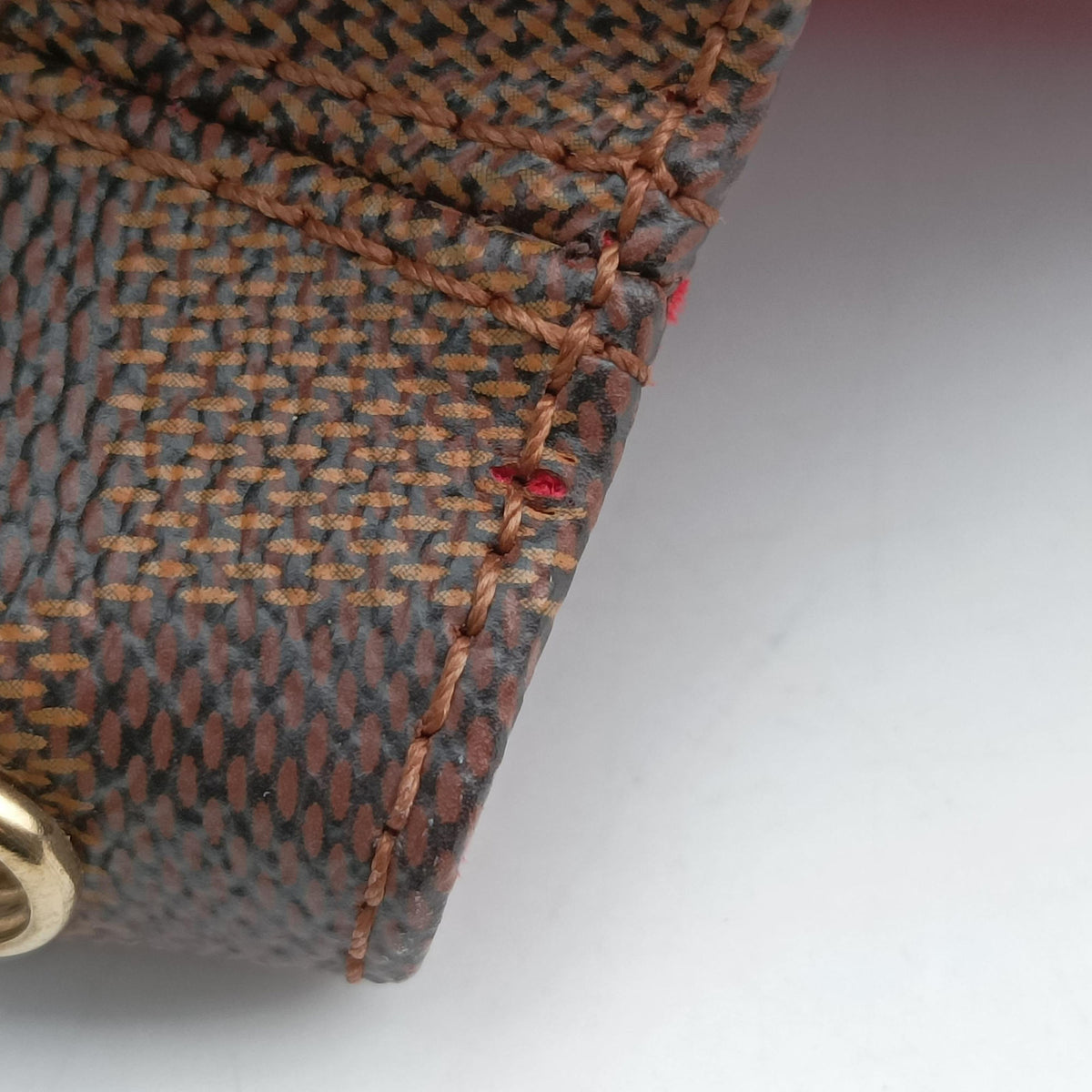 Vintage Louis Vuitton BERGAMO MM EBENE Damier Canvas N41168 shoulderbag | stylenewstar