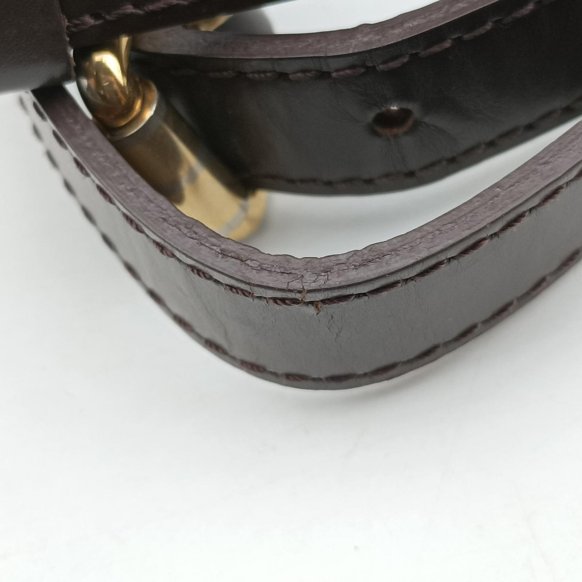 Vintage Louis Vuitton BERGAMO MM EBENE Damier Canvas N41168 shoulderbag | stylenewstar