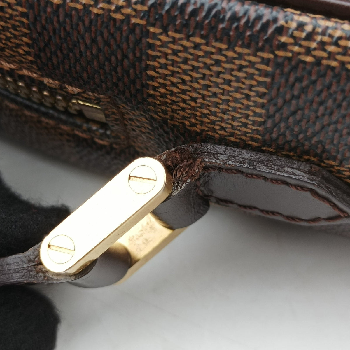 Pre-owned Louis Vuitton IPANEMA PM EBENE Damier Canvas N51294 shoulderbag | stylenewstar