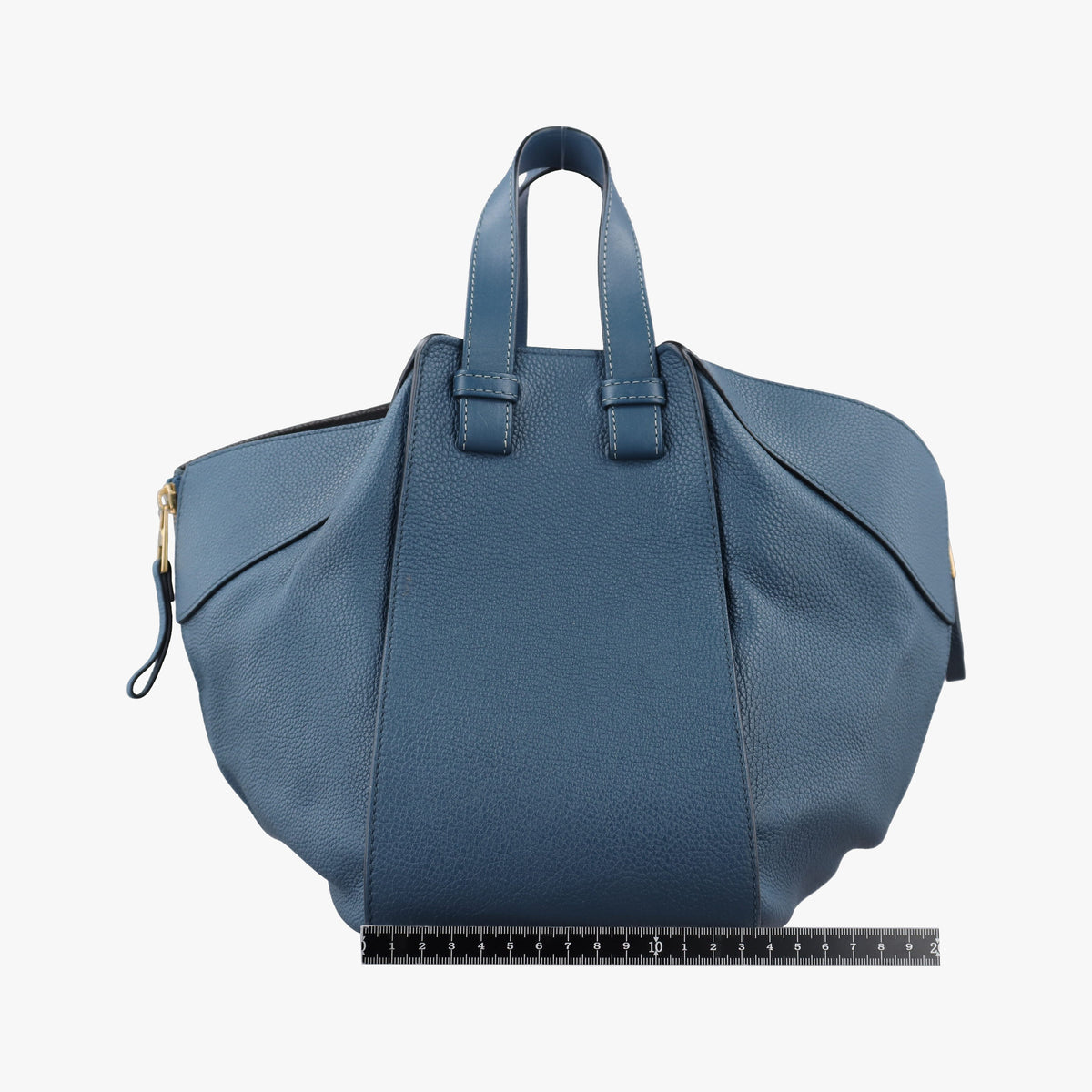Vintage Loewe Hammock Blue leather  handbag | stylenewstar