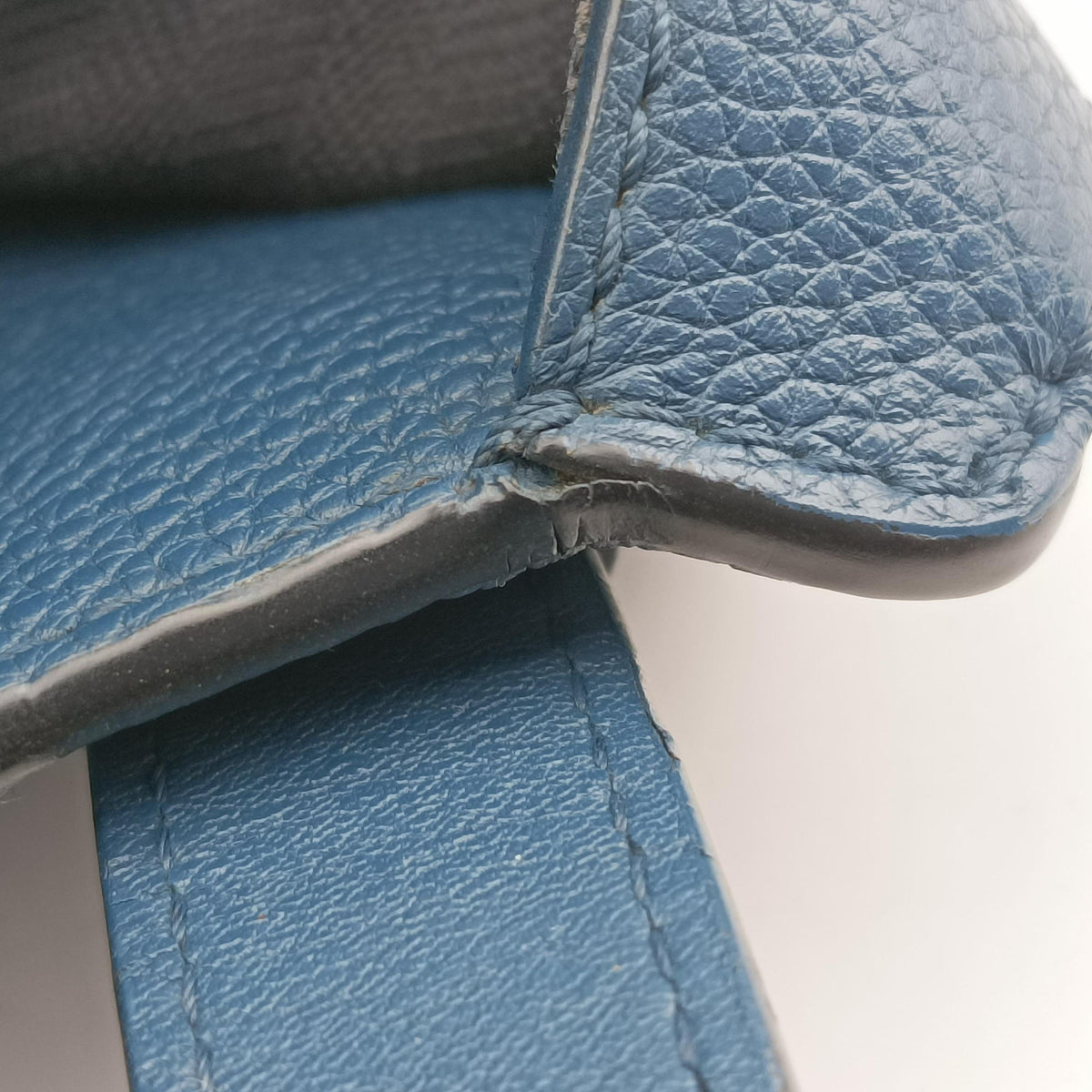 Vintage Loewe Hammock Blue leather  handbag | stylenewstar