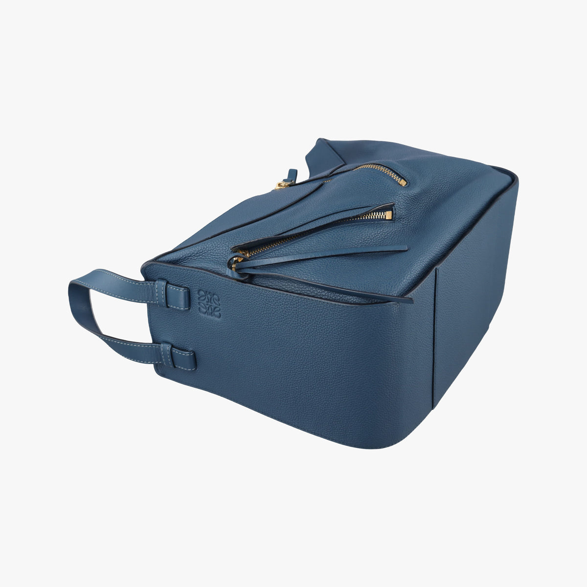 Vintage Loewe Hammock Blue leather  handbag | stylenewstar