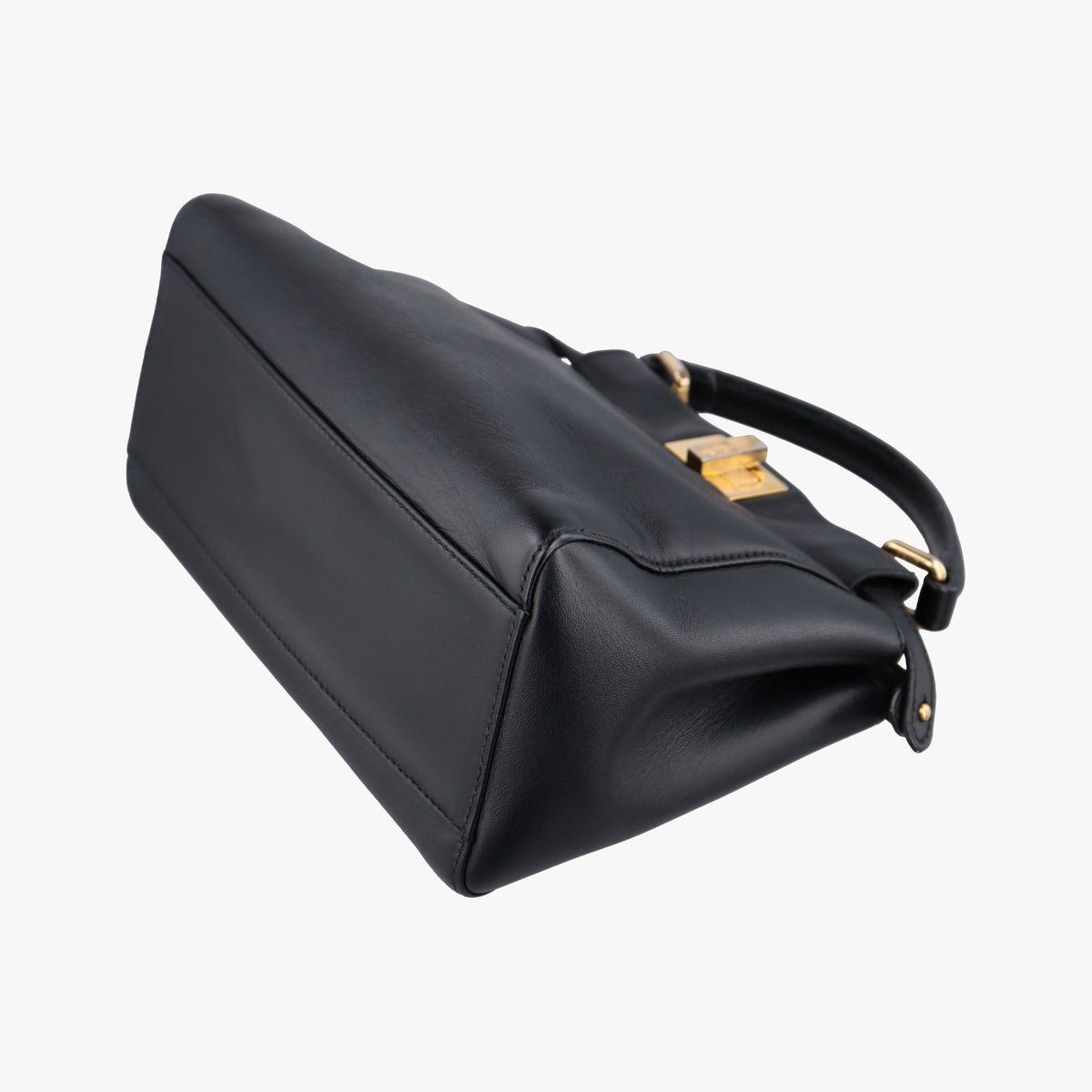Pre-owned Fendi PEEKABOO Black Leather 8BN244 shoulderbag | stylenewstar