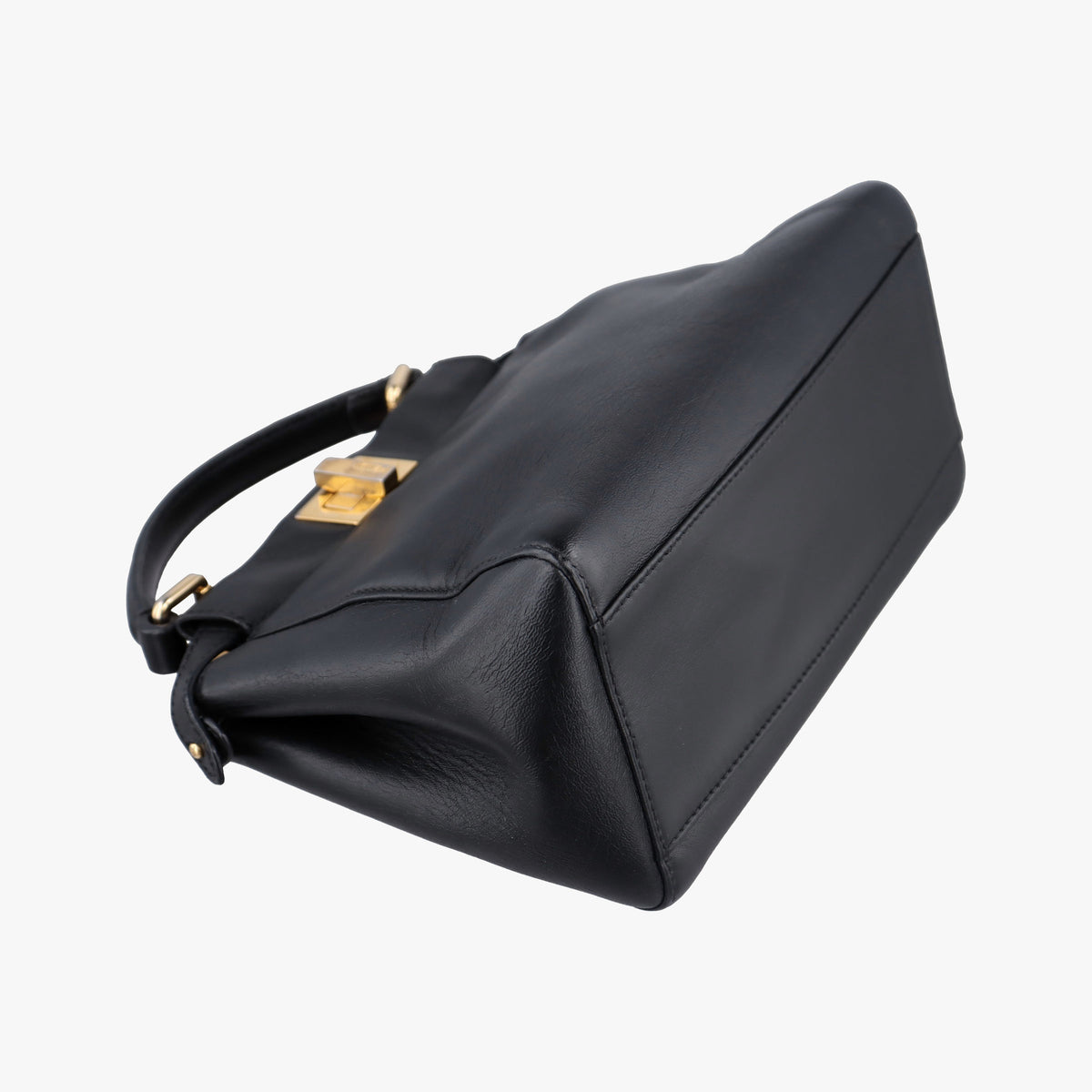Pre-owned Fendi PEEKABOO Black Leather 8BN244 shoulderbag | stylenewstar