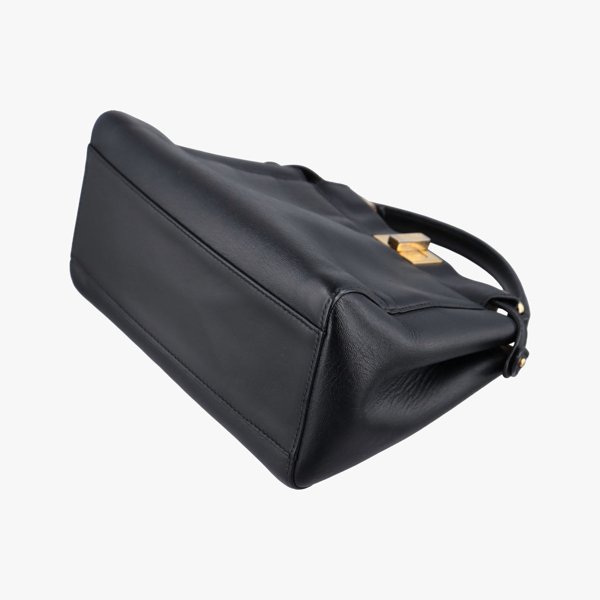 Pre-owned Fendi PEEKABOO Black Leather 8BN244 shoulderbag | stylenewstar