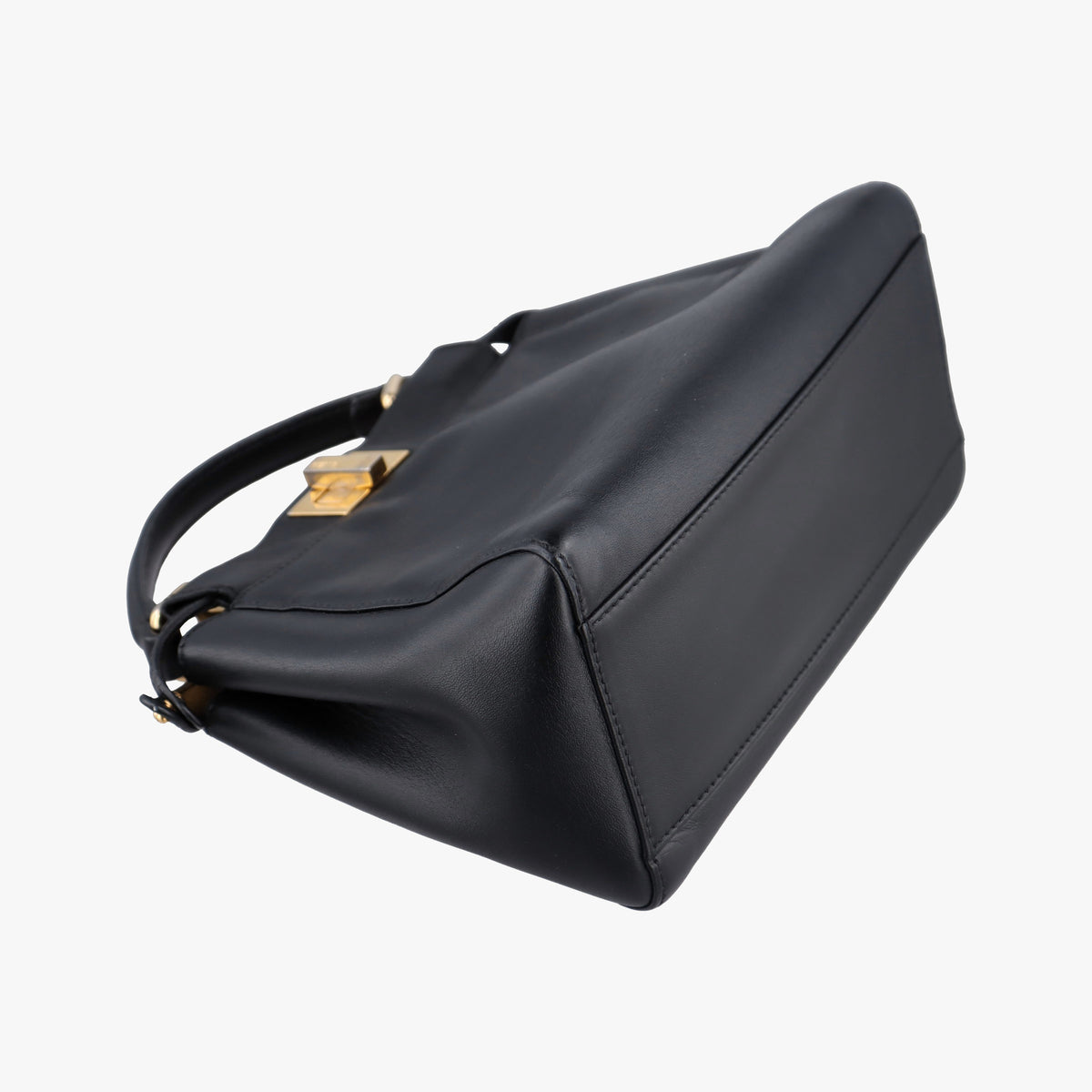 Pre-owned Fendi PEEKABOO Black Leather 8BN244 shoulderbag | stylenewstar