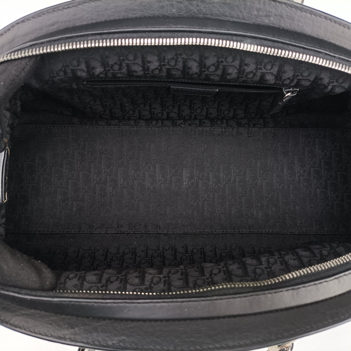Vintage Christian Dior Detective Frame Black Leather  handbag | stylenewstar