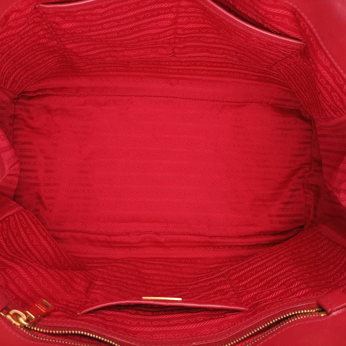 Secondhand Prada Galleria Red SAFFIANO Leather BN1786 handbag | stylenewstar