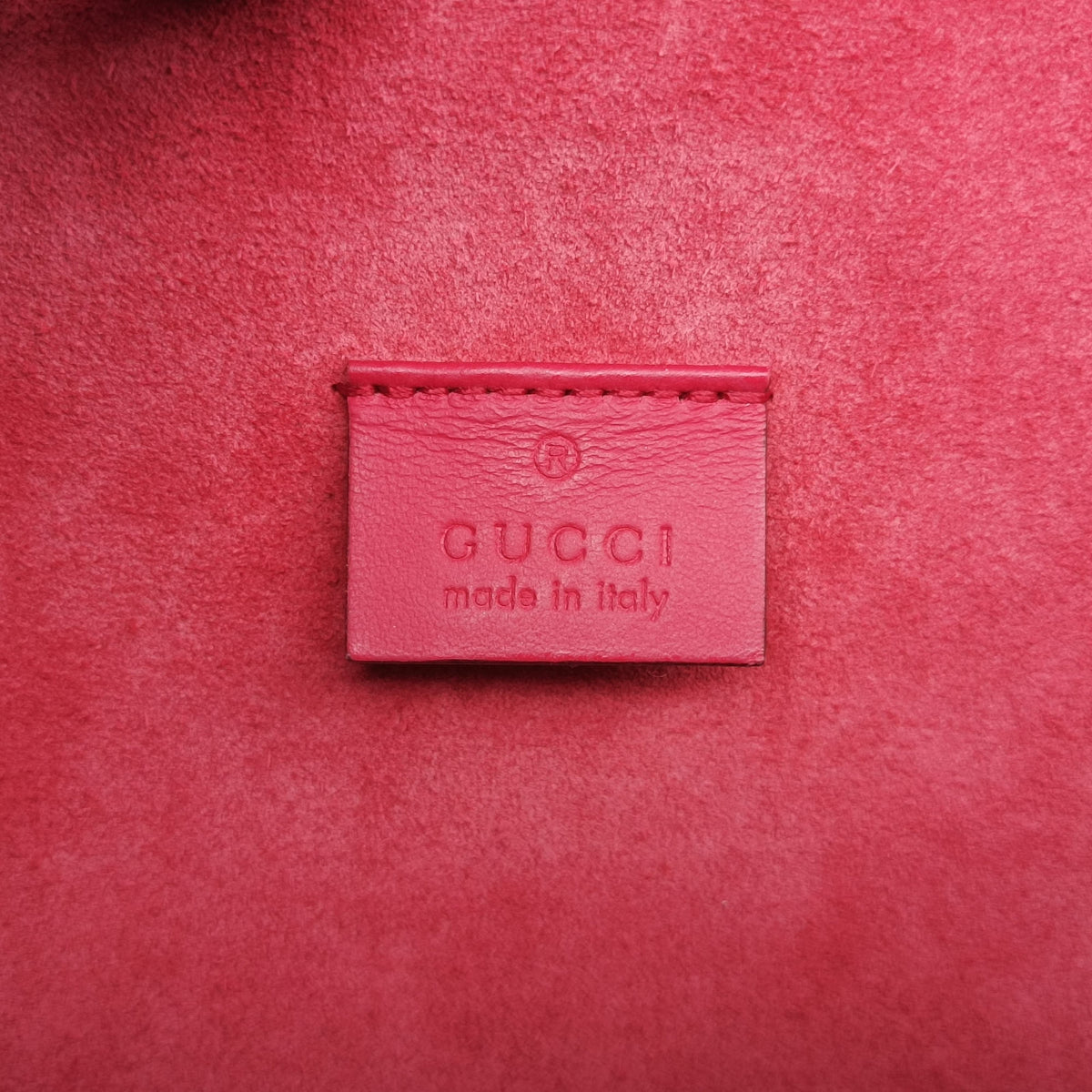 Pre-owned Gucci Dionysus beige×red PVC coated canvas × suede 400249 shoulderbag | stylenewstar