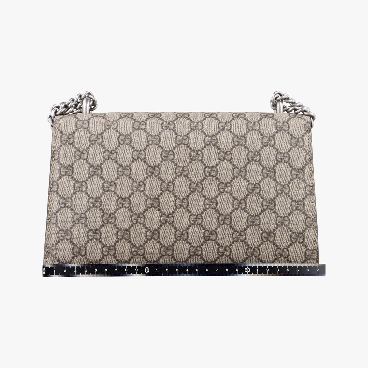Pre-owned Gucci Dionysus beige×red PVC coated canvas × suede 400249 shoulderbag | stylenewstar