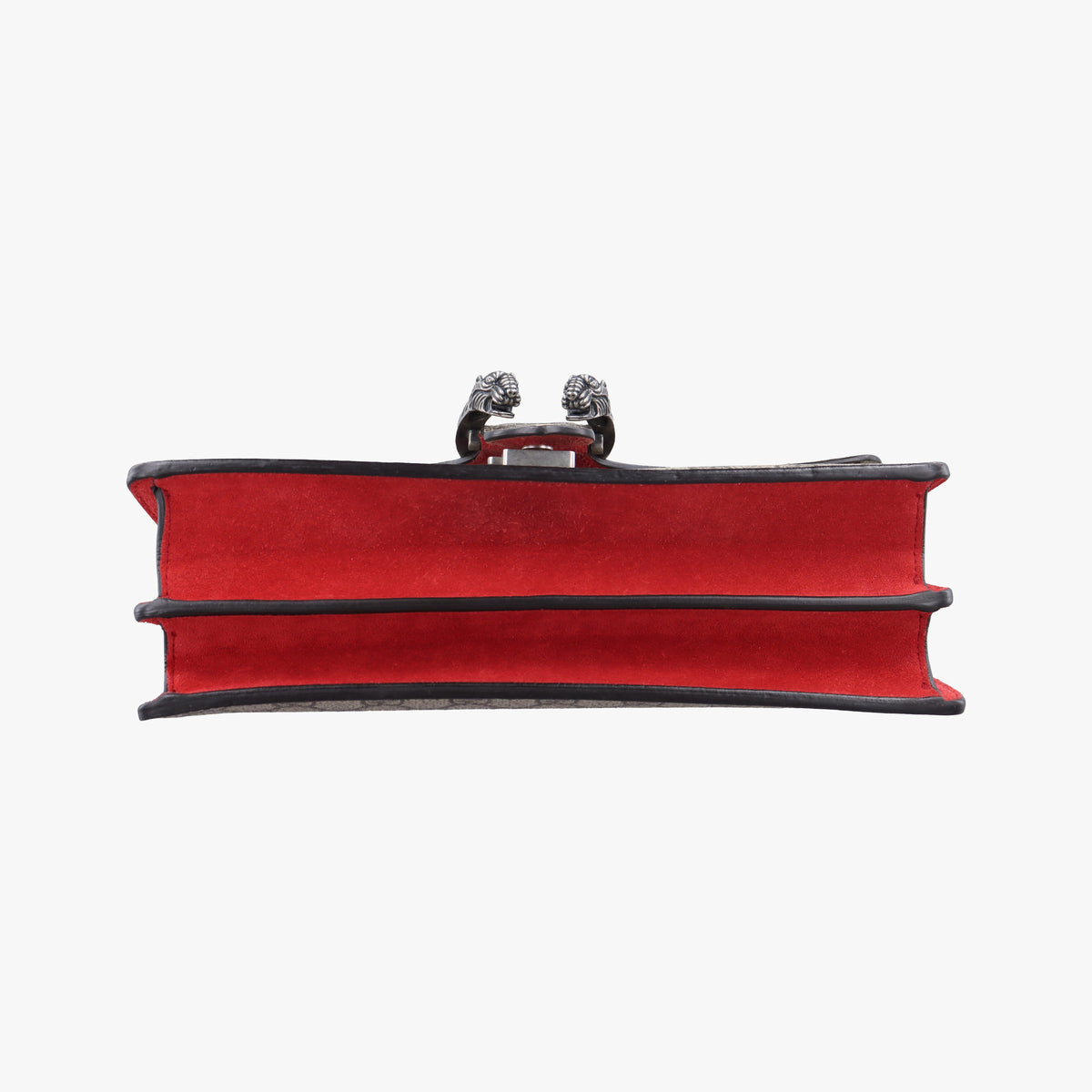 Pre-owned Gucci Dionysus beige×red PVC coated canvas × suede 400249 shoulderbag | stylenewstar