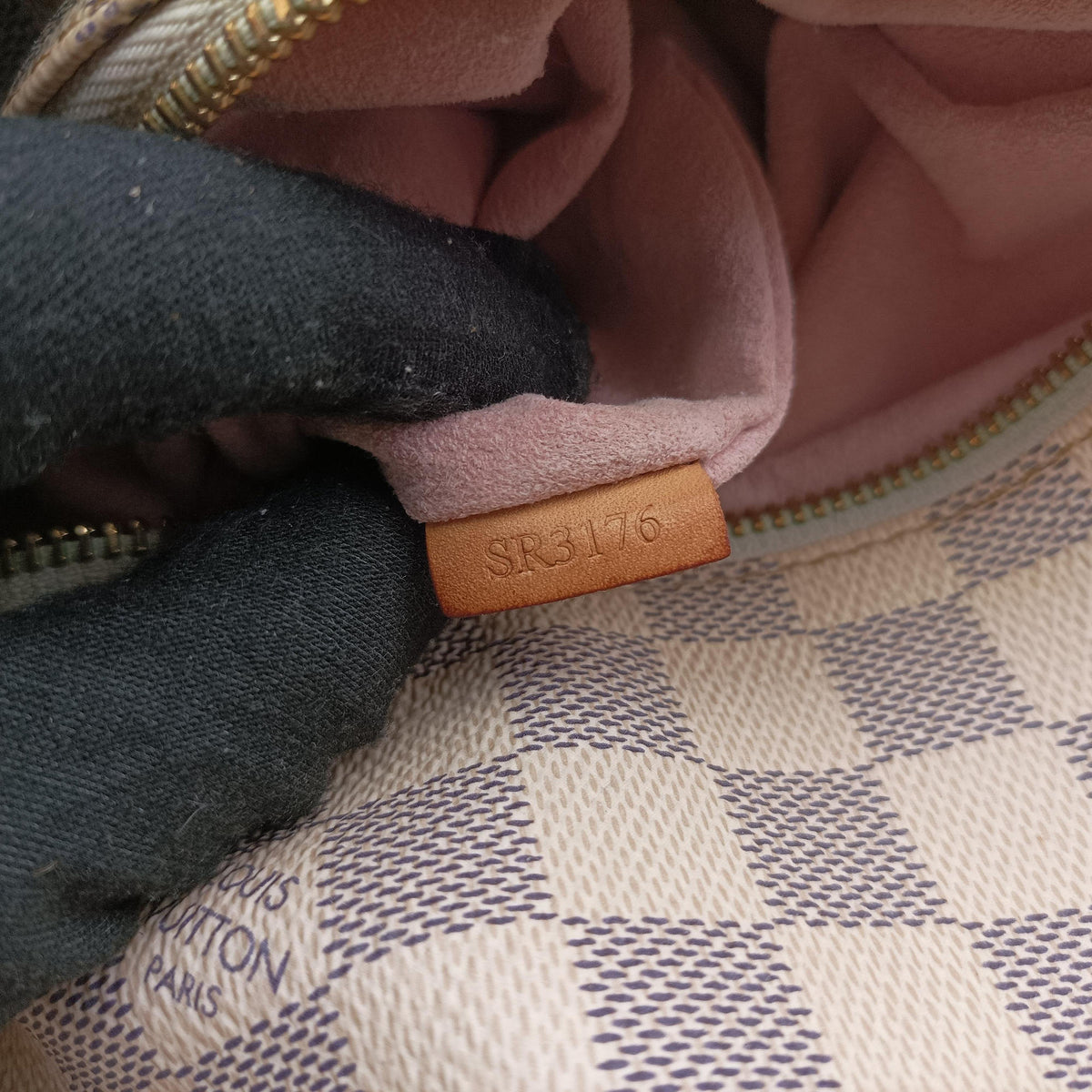 Pre-owned Louis Vuitton SPERONE　 Azur Damier Canvas N41578 backpack/rucksack | stylenewstar